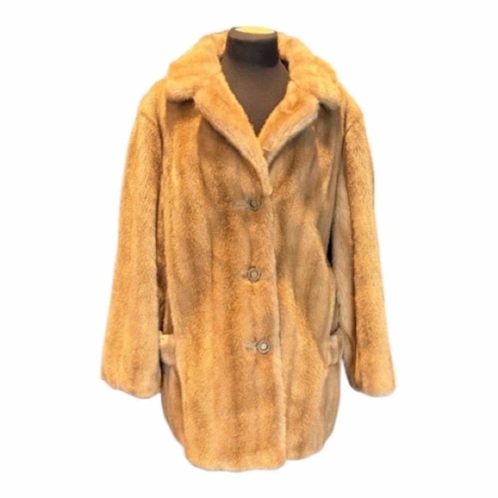 Oversized Faux Fur Coat | L–XL Fit | Vintage Style | Statement Outerwear